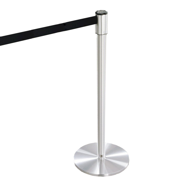 Extenda Barrier 13 ft Retractable Strap Queuing System - Flat Base 