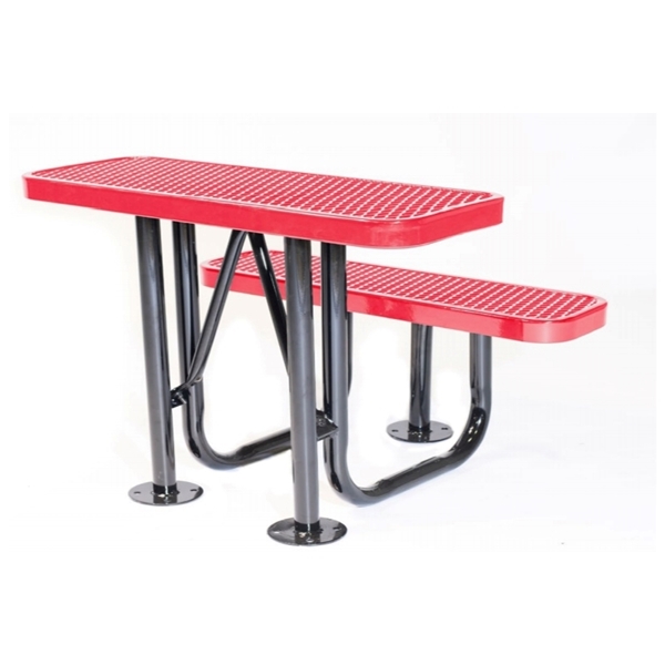 Outdoor Social Distancing Desk with Thermoplastic Finish