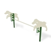 Rover Jump Over - Field Equipment Jump Bar with Adjustable 3-Position Pole