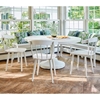 Nola MGP Aluminum Dining Chair with Commercial Aluminum Frame - 15 lbs.