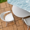 Jetset MGP Dining Chair with Commercial Aluminum Frame - 17 lbs.