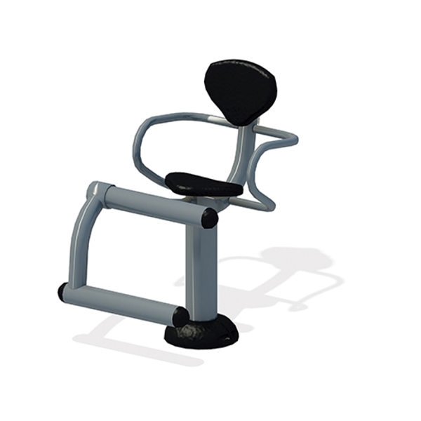 Leg Extension for Public Parks with Powder-Coated Steel Frame and Multiple Mounting Options - 218 lbs.