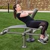 Sit Up Back Extension Combo Station for Public Park with Powder-Coated Steel - 138 lbs.