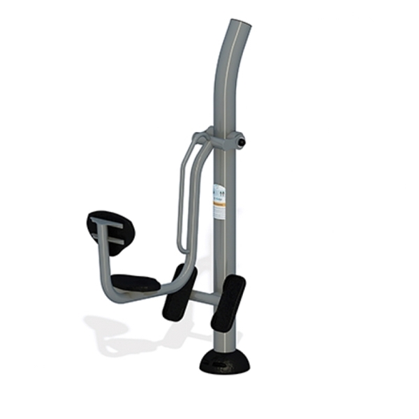 Leg Press Station for Public Parks with Powder-Coated Commercial-Grade Steel - 134 lbs.
