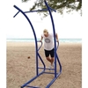 Pull Up and Dip Combo Station Powder-Coated Steel Public Park Equipment - 146 lbs.