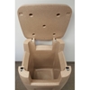 65-Gallon Waste Receptacle Polyethylene Plastic High-Strength - 130 lbs.