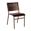 Avalon Dining Chair Outdoor Restaurant Tubular Aluminum Frame - 9 lbs.