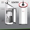 Sani Stop Hand Sanitizing Station Sentry with Trash and Hand Wipes - Picnic Furniture