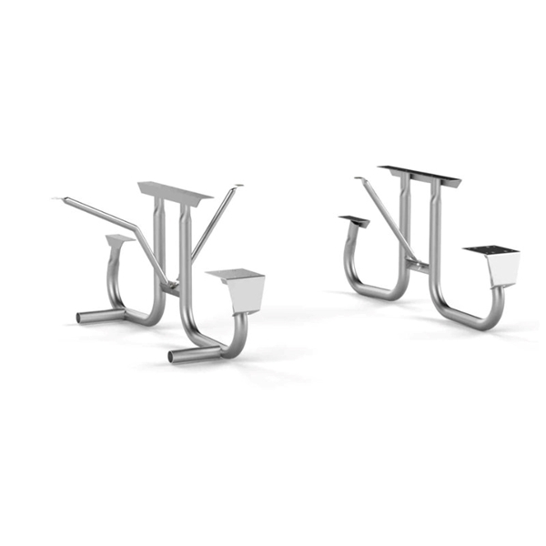 Picnic Table Frame ADA Side Wheelchair Accessible 8 Foot Welded 2 3/8 inch Galvanized Steel	