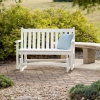 Polywood Traditional 48 In. Glider Bench Recycled Plastic
