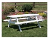 6 ft. Wooden Traditional Picnic Table - 156 lbs.