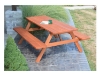 6 ft. Wooden Traditional Picnic Table - 156 lbs.