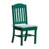 Classic Armless Dining Recycled Plastic Chair - 25 lbs.