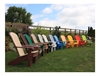 Fanback Adirondack Recycled Plastic Chair - 40 lbs.	