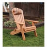Reclining Adirondack Recycled Plastic Chair with Pullout Ottoman and Folding Frame - 55 lbs.