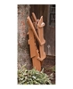 Reclining Adirondack Recycled Plastic Chair with Pullout Ottoman and Folding Frame - 55 lbs.