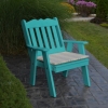 Recycled Plastic Royal English Dining Chair -  40 lbs.