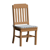 Traditional Armless Dining Chair Recycled Plastic - 25 lbs.