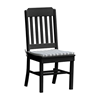 Traditional Armless Dining Chair Recycled Plastic - 25 lbs.