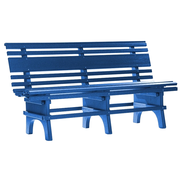 Park Bench St. Pete 4 or 5 ft. Recycled Plastic