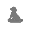 Social Distancing Silhouette for Benches and Tables Heavy-Duty Steel