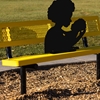 Social Distancing Silhouette for Benches and Tables Heavy-Duty Steel