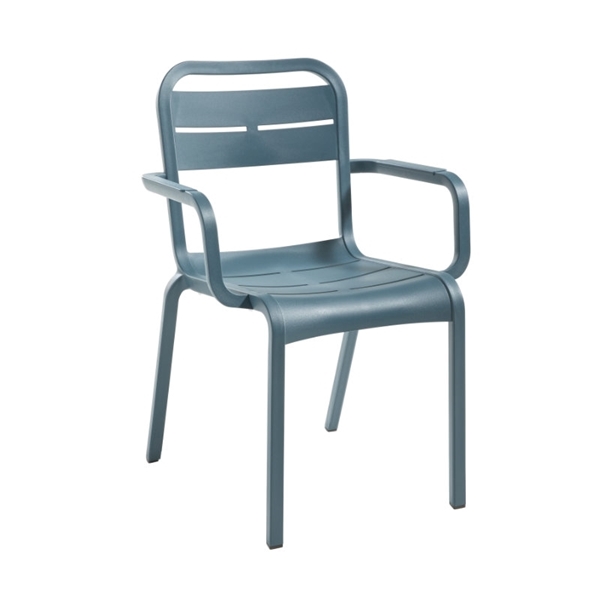 Cannes Dining Armchair Reinforced Stackable Frame - 10 lbs.