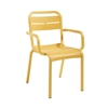Cannes Dining Armchair Reinforced Stackable Frame - 10 lbs.