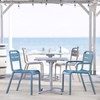 Cannes Stackable Armless Dining Chair with Fiberglass-Reinforced Resin Frame - 8.5 lbs.	