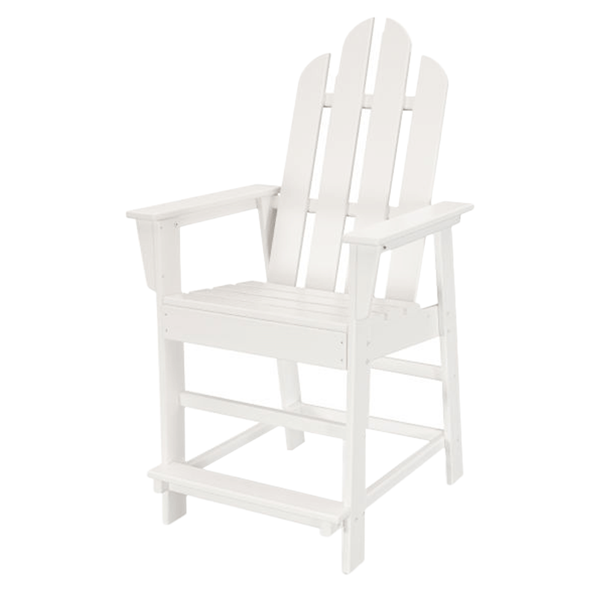 Long Island Recycled Plastic Patio Counter Chair from Polywood