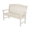 Polywood Nautical Style 48 In. Bench Recycled Plastic