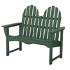 Polywood Adirondack Bench 48 In. Recycled Plastic