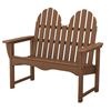 Polywood Adirondack Bench 48 In. Recycled Plastic