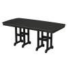 Polywood Nautical Rectangle 37x72 In. Dining Table Recycled Plastic
