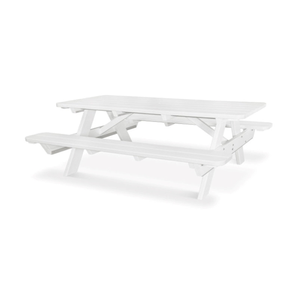 6 ft. Rectangular Recycled Plastic Picnic Table, 288 lbs.