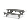 6 ft. Rectangular Recycled Plastic Picnic Table, 288 lbs.