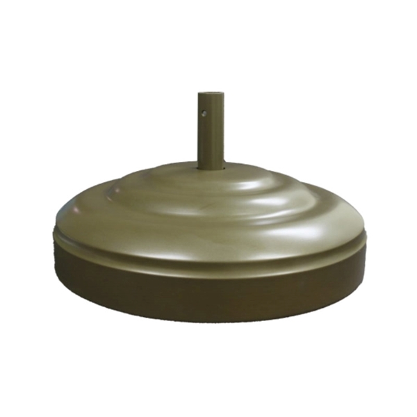 Umbrella Base 23" Diameter Aluminum Filled With Concrete - 160 lbs.