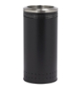 25 Gallon Powder Coated Steel Trash Can with Open Top Portable