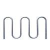 Bike Rack 7 Space Loop 71 In. Galvanized 1 5/8 In. Pipe