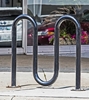 Bike Rack 5 Space Loop 39 In. Powder Coated1 5/8 In. Pipe	