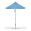 6.5 Foot Square Aluminum Market Umbrella with Marine Grade Fabric
