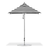 6.5 Foot Square Aluminum Market Umbrella with Marine Grade Fabric