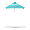 6.5 Foot Square Aluminum Market Umbrella with Marine Grade Fabric
