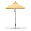 6.5 Foot Square Aluminum Market Umbrella with Marine Grade Fabric