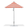 6.5 Foot Square Aluminum Market Umbrella with Marine Grade Fabric
