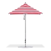 6.5 Foot Square Aluminum Market Umbrella with Marine Grade Fabric