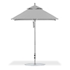 6.5 Foot Square Aluminum Market Umbrella with Marine Grade Fabric
