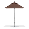 6.5 Foot Square Aluminum Market Umbrella with Marine Grade Fabric