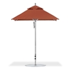 6.5 Foot Square Aluminum Market Umbrella with Marine Grade Fabric