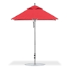 6.5 Foot Square Aluminum Market Umbrella with Marine Grade Fabric